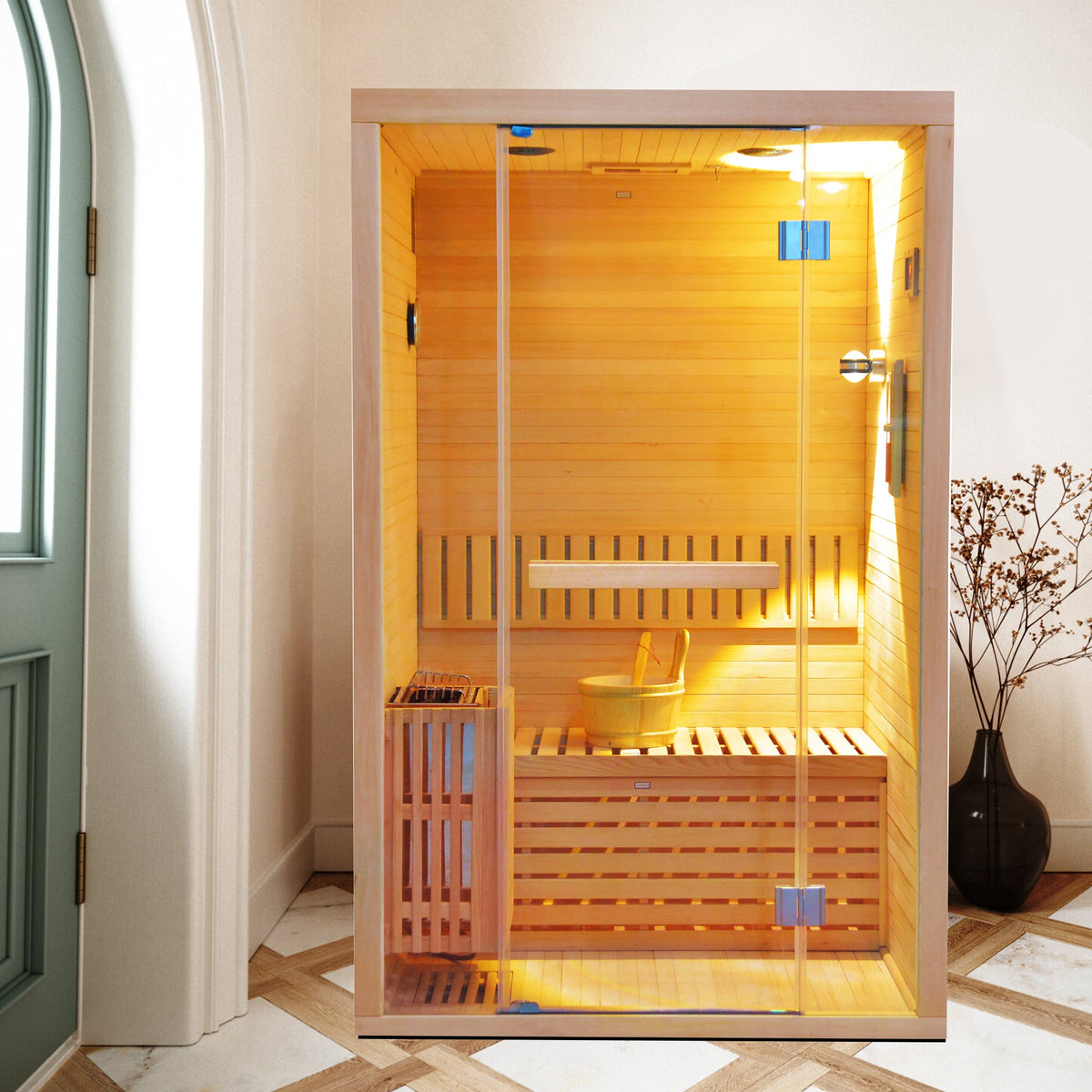 HOSAUNA Premium 2-Person Indoor Sauna