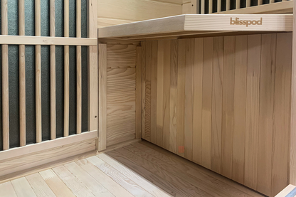 Blisspod Vienna 1-Person Far Infrared Sauna | Canadian Hemlock | Very Low EMF