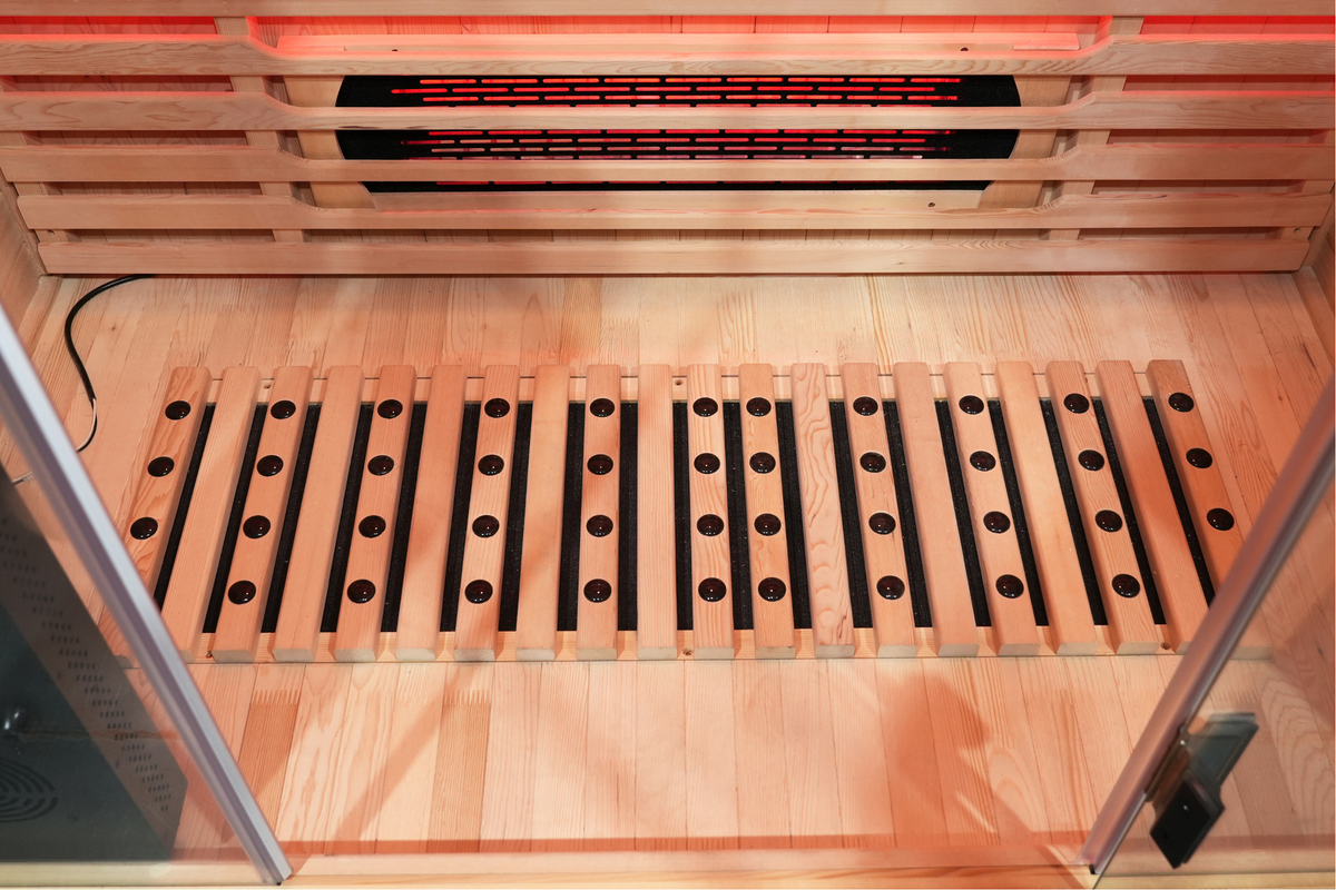 Blisspod Venetian RED 3-Person Full Spectrum Infrared Sauna with Red Light Therapy