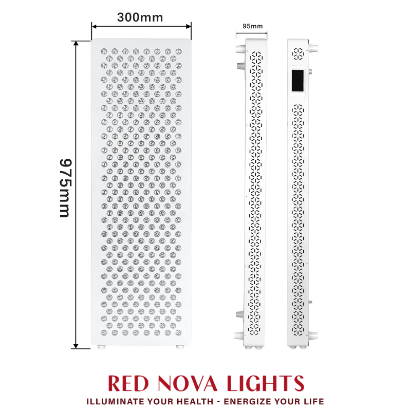 Red Nova Light Digital PRO 1500 – Full-Body Red & Near-Infrared LED Therapy Panel, 7 Wavelengths, Smart Controls