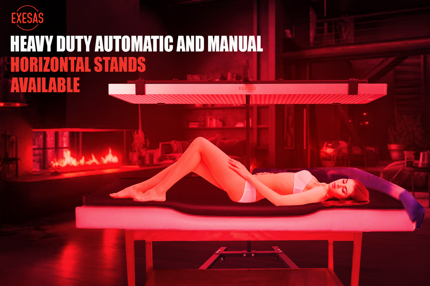 EXESAS Full-Body Red & Near-Infrared LED Panel | 324 LEDs | Four Wavelengths | Remote Included