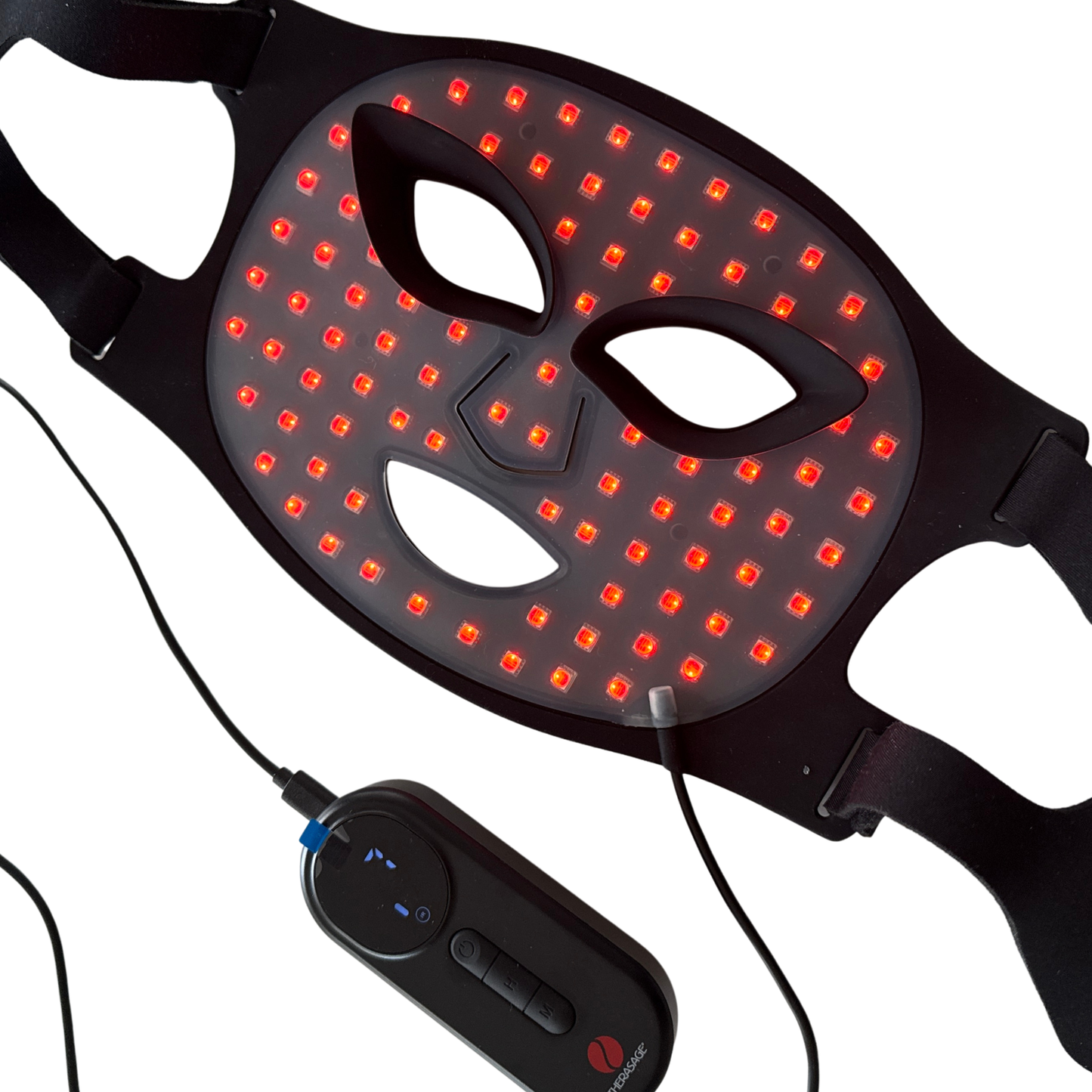 Red Light Therapy Face Mask Designed for Radiant Skin, 8 Light Modes, Adjustable Intensity, Portable Control
