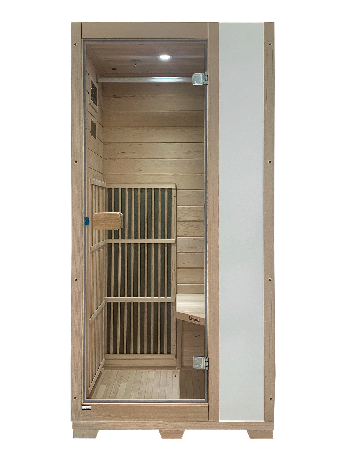 Blisspod Vienna 1-Person Far Infrared Sauna | Canadian Hemlock | Very Low EMF