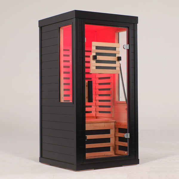 2-Person Low EMF Indoor Infrared Sauna With Red Light Therapy