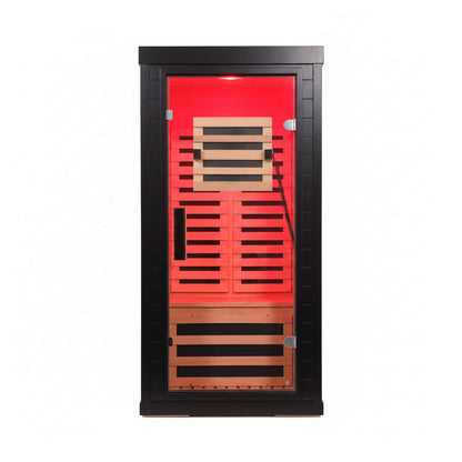 2-Person Low EMF Indoor Infrared Sauna With Red Light Therapy