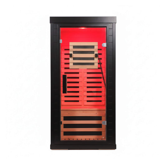 2-Person Low EMF Indoor Infrared Sauna With Red Light Therapy