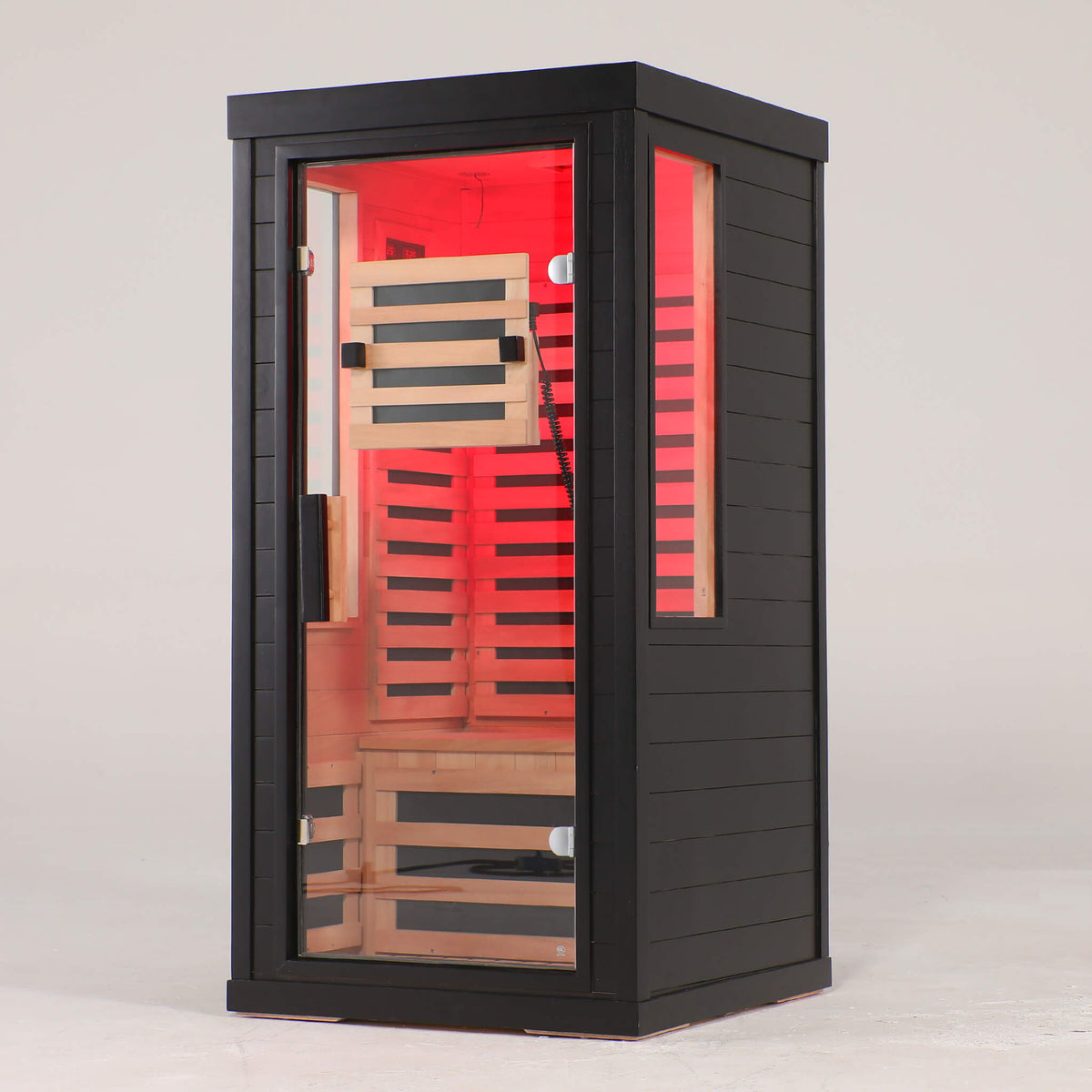 2-Person Low EMF Indoor Infrared Sauna With Red Light Therapy