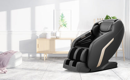 Zero Gravity Shiatsu Massage Chair with SL-Track, Heat, Foot Roller & Bluetooth