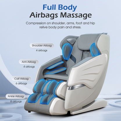 BOSSCARE GR8686 Massage Chair with AI Voice Control & Zero Gravity