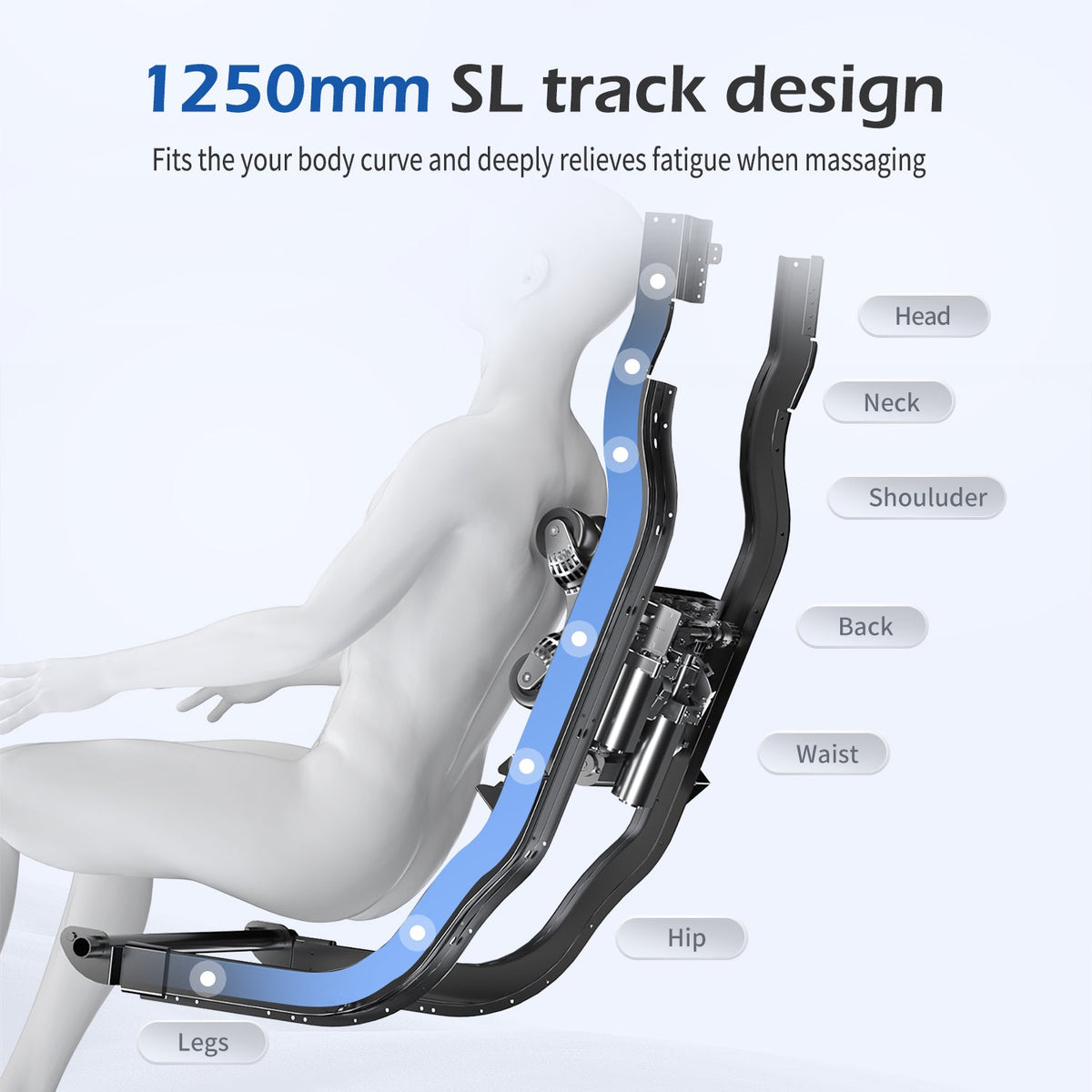 BOSSCARE GR8686 Massage Chair with AI Voice Control & Zero Gravity