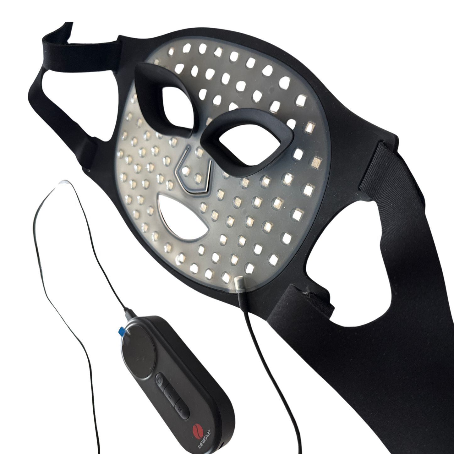 Red Light Therapy Face Mask Designed for Radiant Skin, 8 Light Modes, Adjustable Intensity, Portable Control