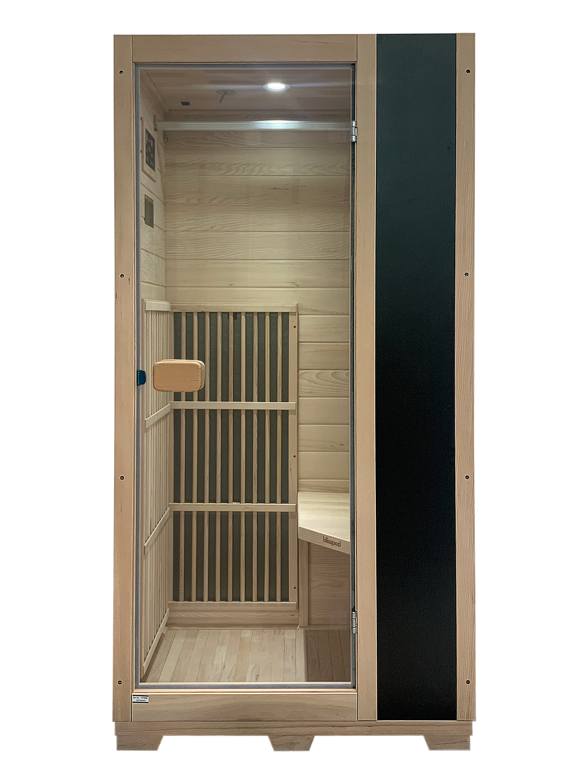 Blisspod Vienna 1-Person Far Infrared Sauna | Canadian Hemlock | Very Low EMF