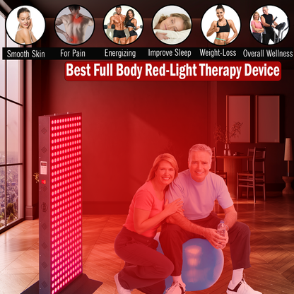 EXESAS Full-Body Red & Near-Infrared LED Panel | 324 LEDs | Four Wavelengths | Remote Included