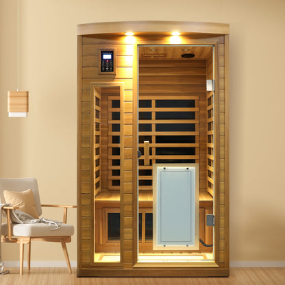 Low EMF 2-Person Red Cedar Far Infrared Sauna