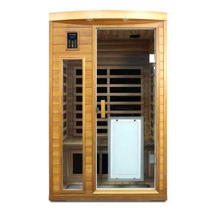 Low EMF 2-Person Red Cedar Far Infrared Sauna