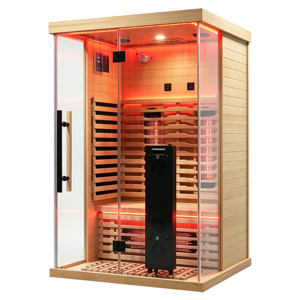 Blisspod Vantaa RED 2-Person Full Spectrum Infrared Sauna with Red Light Therapy