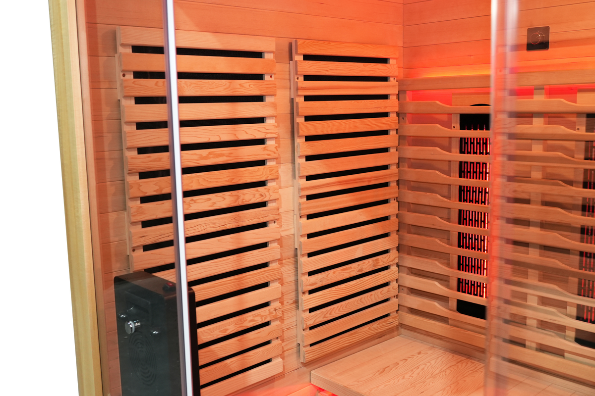 Blisspod Venetian RED 3-Person Full Spectrum Infrared Sauna with Red Light Therapy