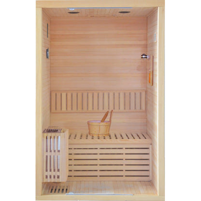HOSAUNA Premium 2-Person Indoor Sauna