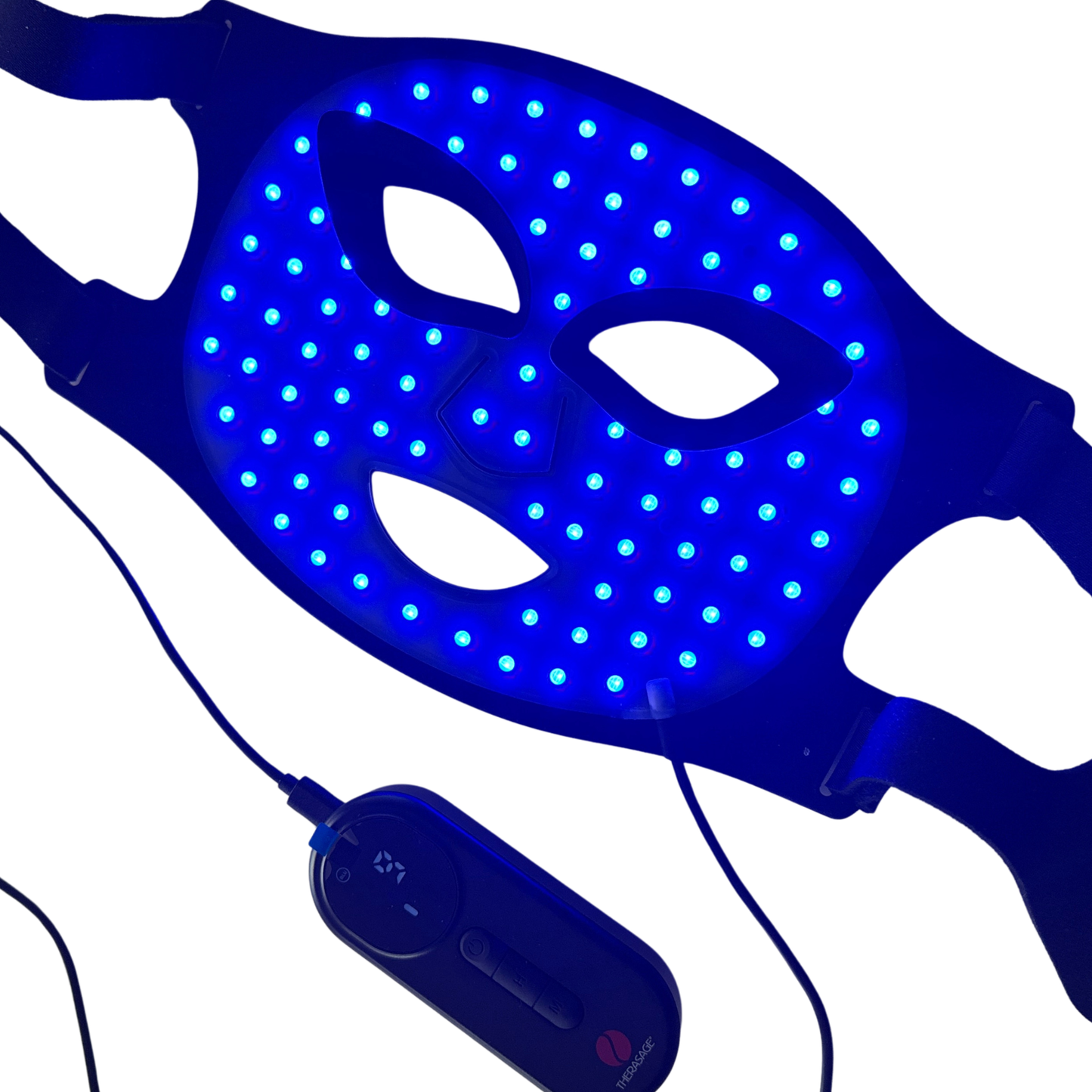 Red Light Therapy Face Mask Designed for Radiant Skin, 8 Light Modes, Adjustable Intensity, Portable Control
