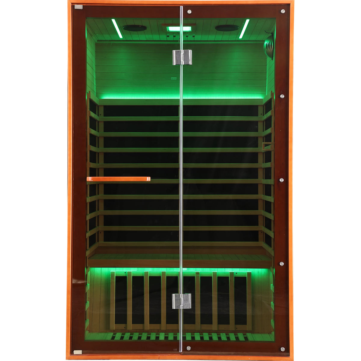 2-Person Canadian Hemlock Sauna with 7 Carbon Heating Plates