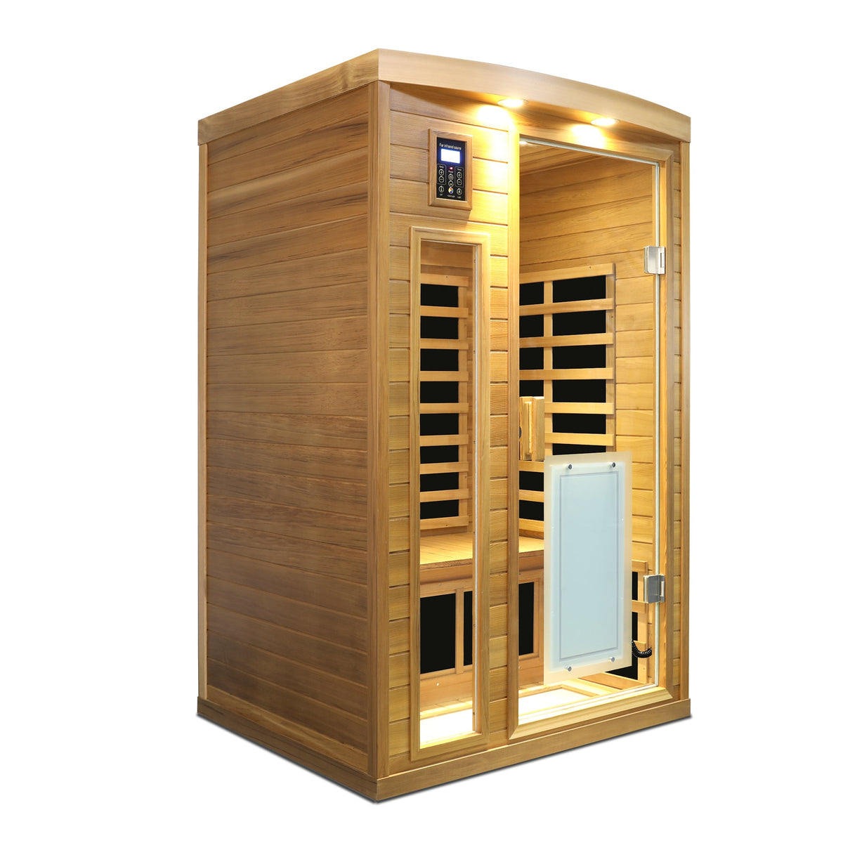 Low EMF 2-Person Red Cedar Far Infrared Sauna