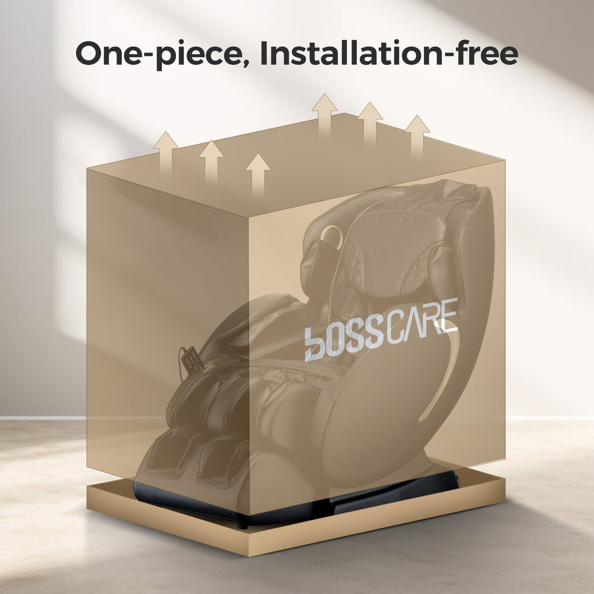 BOSSCARE 3D Zero Gravity Massage Chair with Voice Control, App & Heat