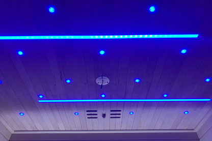 Blisspod Bergen 2-Person Full Spectrum Infrared Sauna | Red Light Therapy | Low EMF | Canadian Hemlock