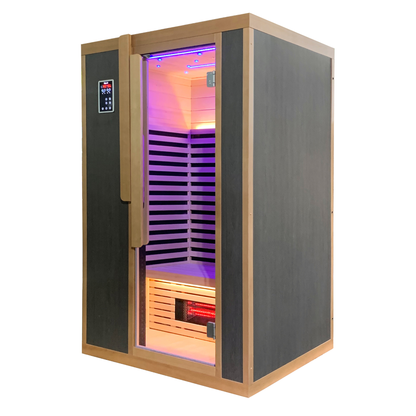 Blisspod Bergen 2-Person Full Spectrum Infrared Sauna | Red Light Therapy | Low EMF | Canadian Hemlock