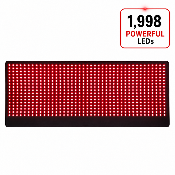Large Red Light Therapy Pad | 27" x 11" | 1,998 LEDs