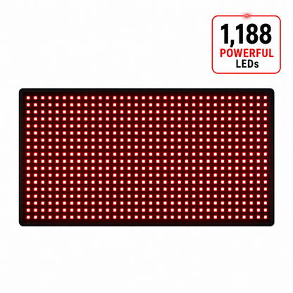 Medium Red Light Therapy Pad | 16" x 11" | 1,080 LEDs