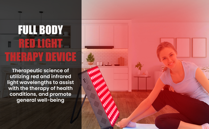 EXESAS LED Light Panel | 80 Dual-Chip LEDs | 660nm & 850nm | Base Stand Included
