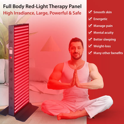 EXESAS Full-Body Red & Near-Infrared LED Panel | 324 LEDs | Four Wavelengths | Remote Included
