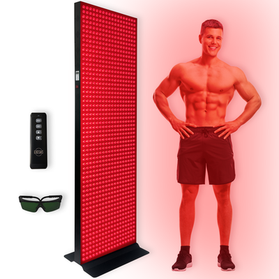 Full Body Red Light Therapy Panel – 73" | 1,008 Dual-Chip LEDs | 4 Wavelengths 630nm 660nm 810nm 850nm | Base Stand & Remote Included