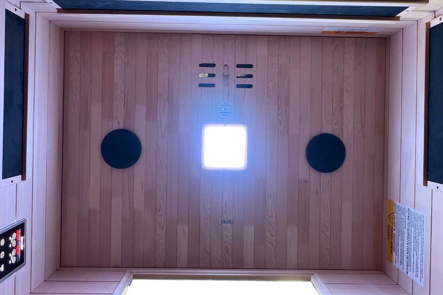 Blisspod Malmo 2-Person Infrared Sauna | Red Light Therapy | Low EMF | Chromotherapy | Canadian Hemlock