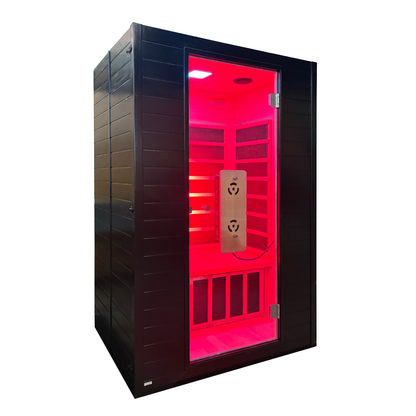 Blisspod Malmo 2-Person Infrared Sauna | Red Light Therapy | Low EMF | Chromotherapy | Canadian Hemlock