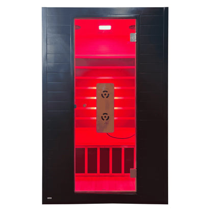 Blisspod Malmo 2-Person Infrared Sauna | Red Light Therapy | Low EMF | Chromotherapy | Canadian Hemlock