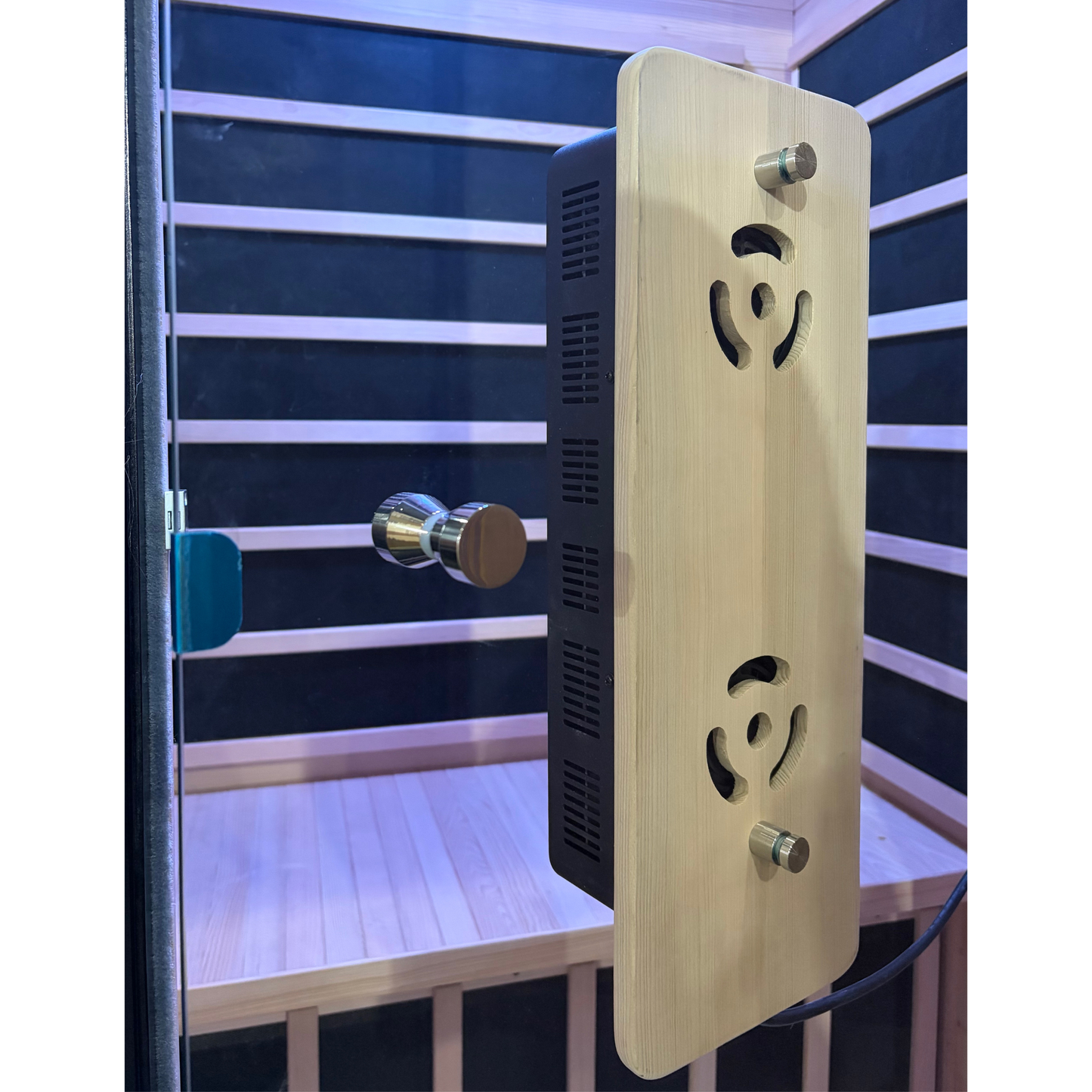 Blisspod Malmo 2-Person Infrared Sauna | Red Light Therapy | Low EMF | Chromotherapy | Canadian Hemlock