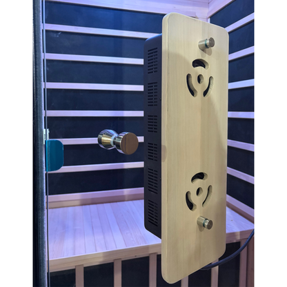 Blisspod Malmo 2-Person Infrared Sauna | Red Light Therapy | Low EMF | Chromotherapy | Canadian Hemlock