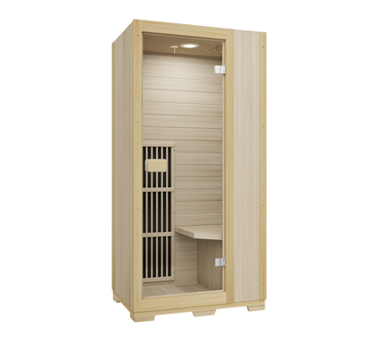 Blisspod Vienna 1-Person Far Infrared Sauna | Canadian Hemlock | Very Low EMF