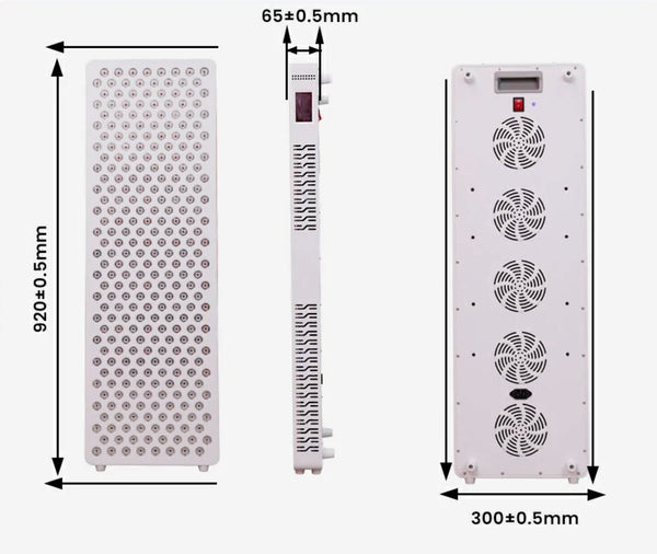 VitalGlow Elevate Red Light Therapy Panel | 288 Dual-Chip LEDs | 9-Wavelength Red & NIR