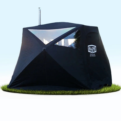 Portable Outdoor Wood-Burning Sauna for Up to 6 People
