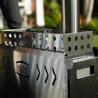 Portable Outdoor Wood-Burning Sauna for Up to 6 People