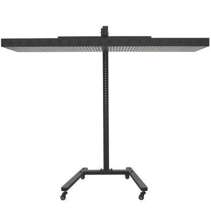 EXESAS Horizontal Rolling Stand for LED Light Panels | Adjustable Height | Compatible with EXESAS Panels