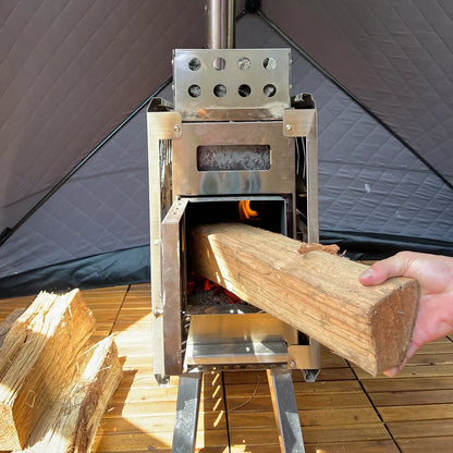 Portable Outdoor Wood-Burning Sauna for Up to 6 People