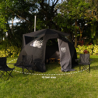 Deluxe Portable Outdoor Wood-Burning Sauna for Up to 6 People