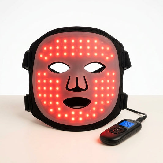 TheraGlow Mask2Go™ Red Light Therapy LED Face Mask — Studio Shot