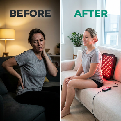Therasage Tri-Lite™ Red Light Therapy Panel — Before & After