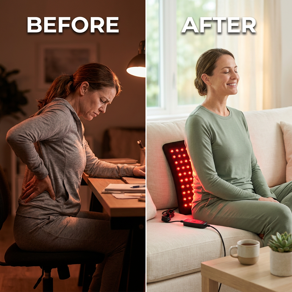 Therasage Tri-Lite™ Red Light Therapy Panel — Before & After