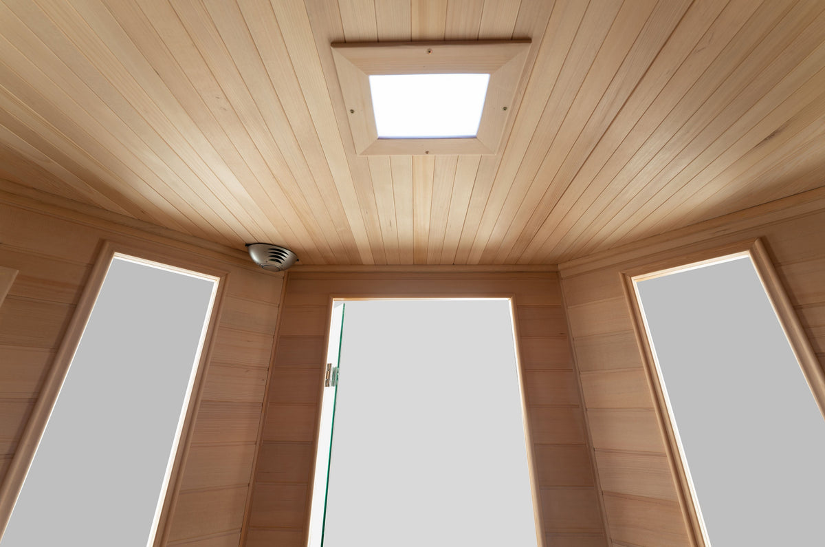 Blisspod Vienna 4–5 Person Corner Far Infrared Sauna | 12 Heaters | Ultra Low EMF