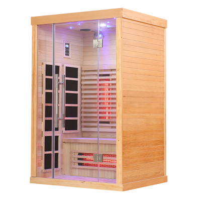 Blisspod Venetian 2-Person Full Spectrum Infrared Sauna | 10 Heaters | Near/Mid/Far IR | ETL Certified